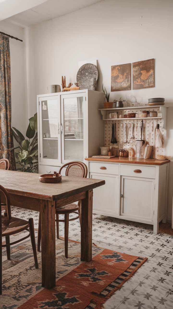 Boho-Chic Kitchen Elevates Your Morning Coffee Experience