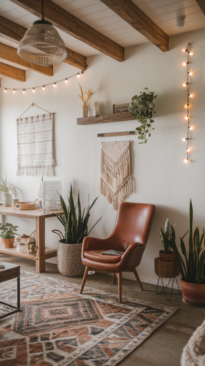 Bohemian Farmhouse Charm: A Cozy, Eclectic Retreat