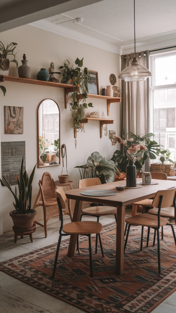 Bohemian Charm: A Rustic Dining Retreat