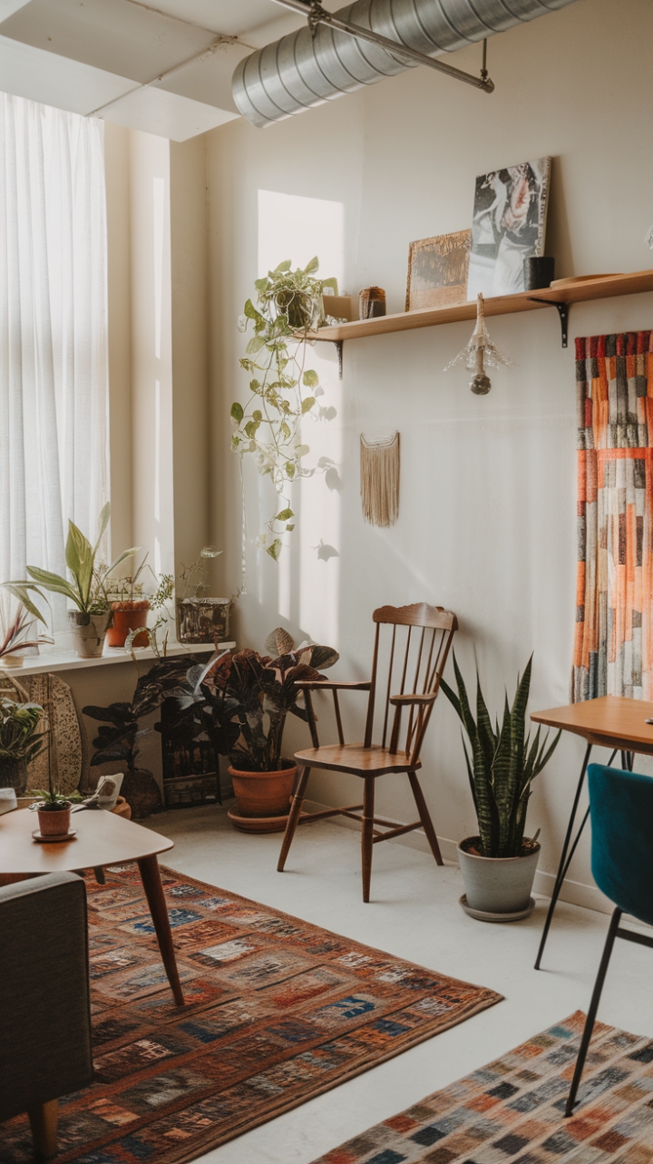 Bohemian Sanctuary: Where Vintage Charm Meets Modern Comfort