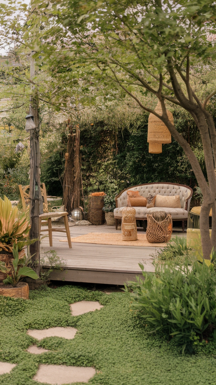 Bohemian Garden Retreat: A Wanderlust-Inspired Outdoor Oasis