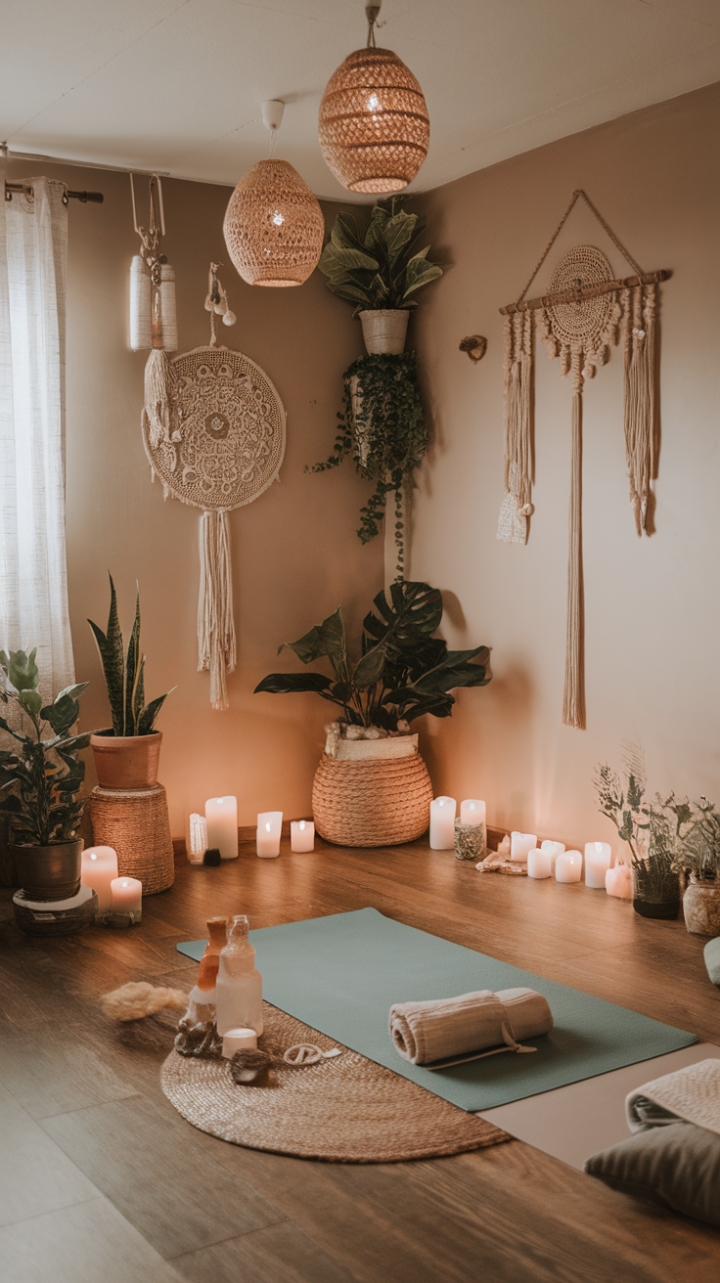 Serene Sanctuary: A Bohemian Escape for Mindful Movement