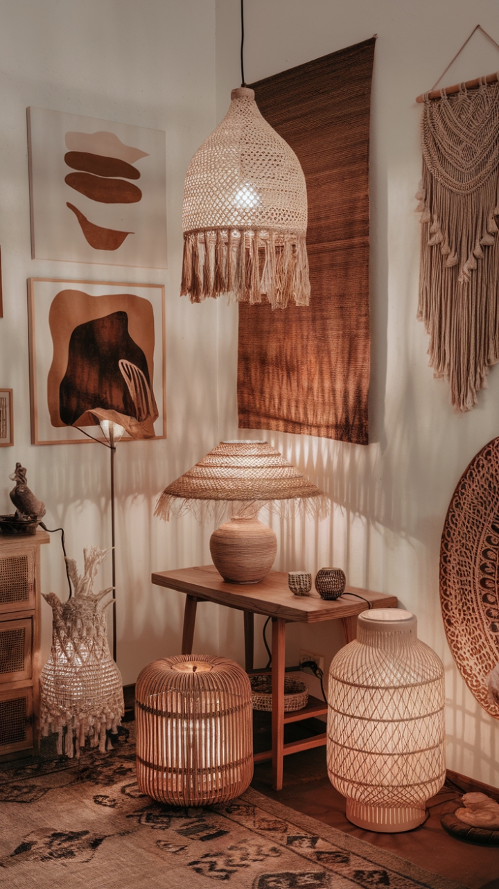 Bohemian Charm: Warm Lighting and Vibrant Vibes
