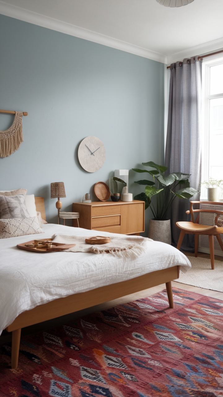 Chic Bohemian Retreat: A Modern Oasis for Restful Mornings
