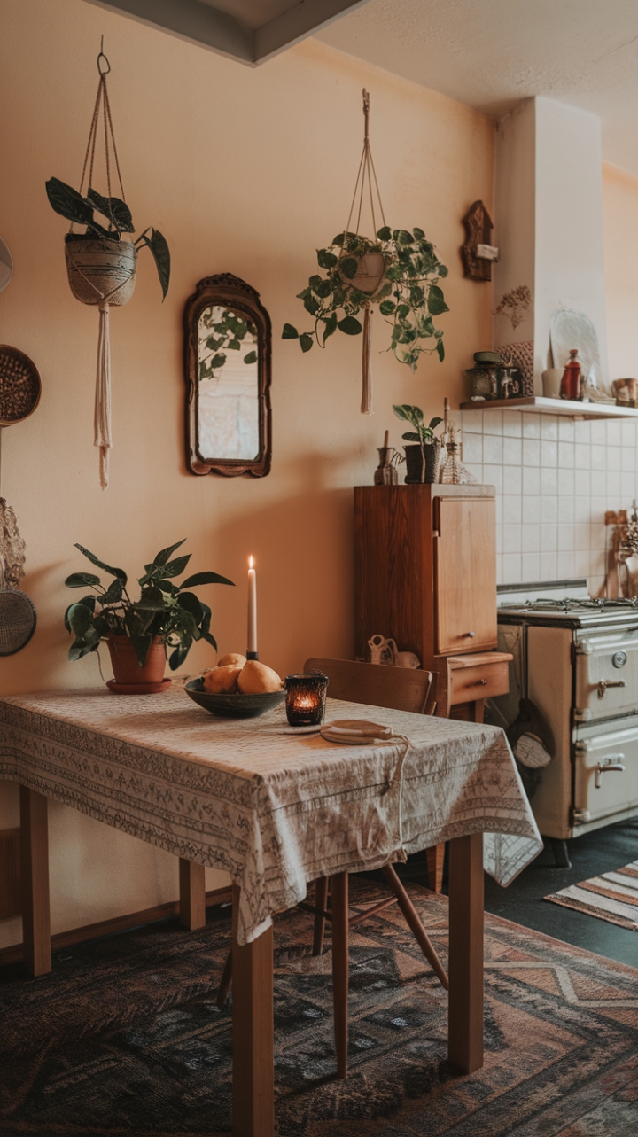 Bohemian Kitchen: A Warm, Eclectic Space for Creative Living