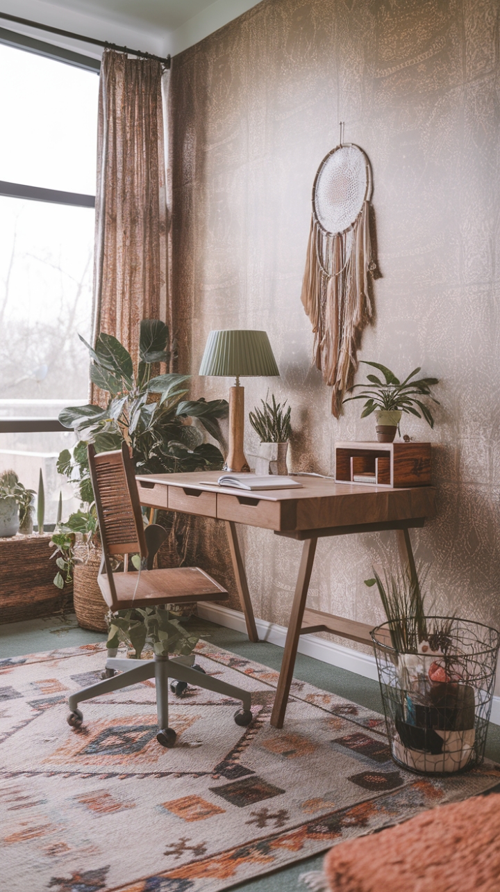 Transform Your Home Office into a Vibrant Sanctuary