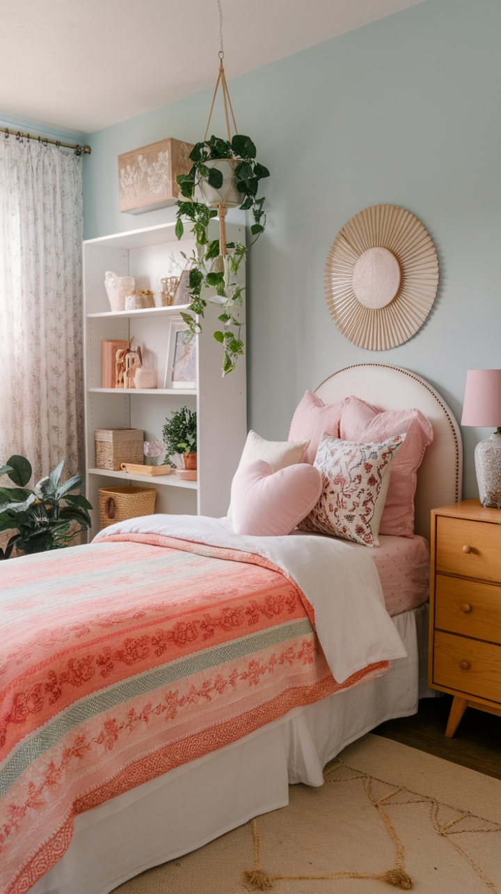 Bohemian Bliss: A Cozy, Patterned Retreat