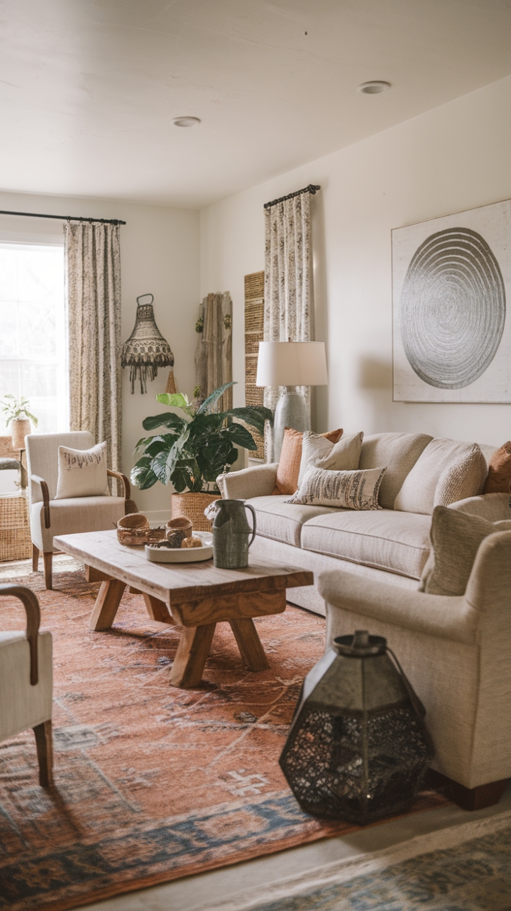 Bohemian Farmhouse Living: A Cozy Retreat of Wanderlust and Warmth
